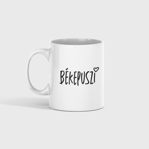 Békepuszi - kerámia bögre