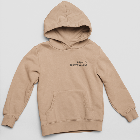 Kognitív disszonancia – unisex kapucnis pulóver