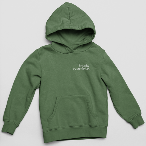 Kognitív disszonancia – unisex kapucnis pulóver