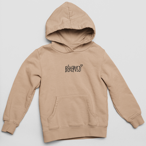 Békepuszi - unisex kapucnis pulóver